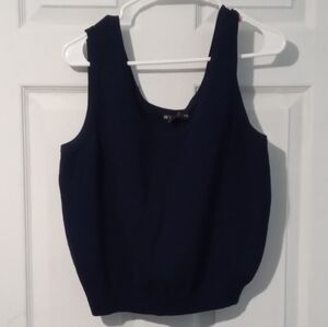St. John Navy Tank Top